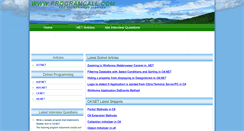 Desktop Screenshot of programcall.com